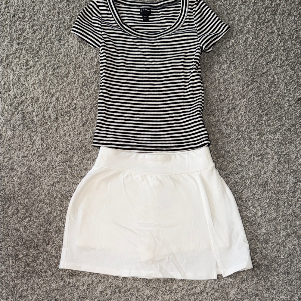 Classic White Women's Skirt